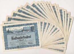 Németország / Weimari Köztársaság / Leutkirch 1923. 500.000M (20x) T:III
Germany /... - Non Classificati