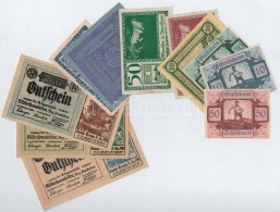 Ausztria 1920. 10h-50h 11db Klf Szükségpénz, Közte Mitterhausleiten és Mondsee In... - Unclassified