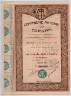 Franciaország / Párizs 1929. 'Torgan-i Bányásztársaság'... - Unclassified