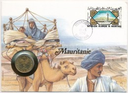 Mauritánia 1990. 5O Cu-Ni-Al Forgalmi Pénzérme Bélyeges Borítékon,... - Non Classés