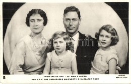 T2 Their Majesties The King George VI & Queen Elizabeth The Queen Mother, And THR The Princesses Elizabeth... - Non Classés