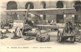 ** T1/T2 Fokker D.VII, Avion De Chasse Allemand. Musée De L'Armée - WWI German Fighter Aircraft,... - Ohne Zuordnung