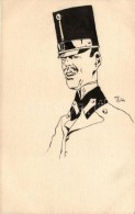 T2 Osztrák Tiszt / K.u.K. Army, Austrian Officer, Artist Signed - Unclassified