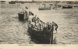 ** T1/T2 Guerra Italo-Turca. Imbarco Truppe Italiane Per Tripoli / Italian-Turkish War,  Italian Troops Towards... - Ohne Zuordnung