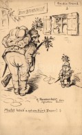 ** T1/T2 An Die Front 1. / German Military, Humour S: K. Pommerhanz - Unclassified