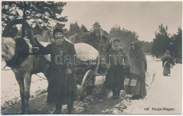 T1/T2 Panjewagen / Polish Jewish Men With Horse Carriage, Judaica - Ohne Zuordnung