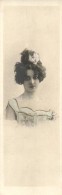 ** T2 Lady Art Postcard, Small Size 13,7 X 4,4 Cm - Non Classés