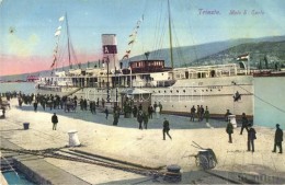 * T2/T3 Trieste, SS Venezia, Molo S. Carlo (EK) - Non Classés