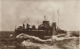 ** T1 Auf Vorposten / WWI German Torpedo Boat Destroyer Ship On Outpost, G. L. W. 25. - Unclassified