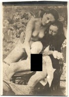 ** T4 Vintage Pornographic Photo Postcard  (cut) - Non Classés