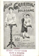 * T4 Miss Gabriel Die Englische Halbdame / Miss Gabriel The English Half-Woman, Circus Attraction. Wiener... - Non Classés