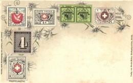 ** T2 Switzerland, Post Locale Stamps, Floral Emb. Litho; Verlag Von Menke-Huber - Non Classés