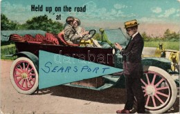 * T2 Held Up On The Road At Searsport; Romantic Early Automobile-era Postcard - Unclassified