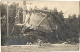 * T2 1917 Chernivtsi, Czernowitz; WWI Destroyed Water Tower Ruins, Photo - Unclassified