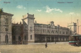 T2/T3 Belgrade, Vasútállomás, Villamos / Railway Station, Tram - Non Classificati