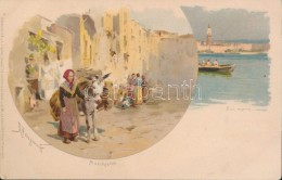 ** T2 Naples, Napoli; Macchietta, Sul Mare / Folklore, Meissner & Buch Napoli 12 Cartolina Serie 1085. Litho S:... - Non Classés