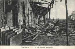 ** T2 Gorizia, Görz; La Stazione Meridionale / WWI Destroyed Railway Station, Ruins - Unclassified