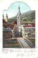 T2 Bressanone, Brixen (Südtirol); Adlerbrückengasse, Dom, Weissem Turm / Bridge Street, Cathedral, Tower - Ohne Zuordnung