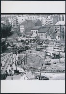 Cca 1970 Budapest, Moszkva Téri átépítés, 2 Db Vintage Negatív Mai... - Sonstige & Ohne Zuordnung