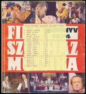 1974 A Film Színház Muzsika CímÅ± Kiadvány Színészek... - Other & Unclassified