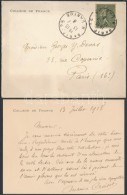 Maurice Croiset (1846-1935) Francia Tudós Sajét Kézzel írt Levele / Autograph Written... - Unclassified