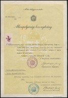 1938 Állampolgársági Bizonyítvány - Unclassified