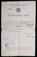 1928 Visszahonosítási Okirat, M. Kir. Belügyminisztérium által... - Unclassified