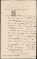 1858, 1868 GyÅ‘r, Moson Megyei Okmányok 7kr és 15kr C.M. Okmánybélyegekkel, 3 Db - Unclassified