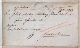 Cca 1790-1810 Ajánlott Levélboríték Hubói Hubay Bertalan (?-?)... - Unclassified