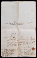 1766 Kubinyi LÅ‘rinc (1740-1777)(?) Latin NyelvÅ± Adósságlevele Buotz Sámuel... - Non Classés