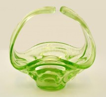 Dekoratív Kínáló, Formába Préselt, Anyagában Színezett,... - Glass & Crystal