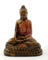 Díszes MÅ±gyanta Buddha Szobor, M: 18,5 Cm - Autres & Non Classés