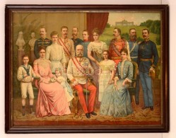 Cca 1900 A Habsburg Uralkodó-család Tagjairól Készült NagyméretÅ±... - Stiche & Gravuren