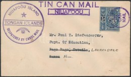 1930 Tin Can Canoe Mail Levél  / Cover To The USA - Sonstige & Ohne Zuordnung