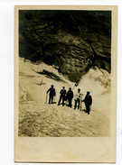 C 19204   -   Station Eismeer  -  Jungfraubahn  -  Alpinistes ?  -  Carte Photo - Klimmen
