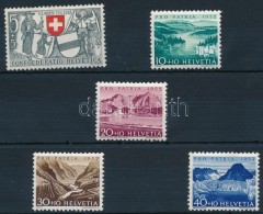 ** 1952 Pro Patria Sor Mi 570-574 - Sonstige & Ohne Zuordnung