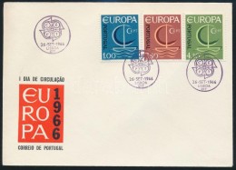 1966 Europa CEPT Sor Mi 1012-1014 FDC-n - Other & Unclassified