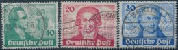 O 1949 Goethe Sor Mi 61-63 (Mi EUR 180.-) - Sonstige & Ohne Zuordnung