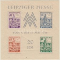 ** 1946 Mi Blokk 5bX (III) Szokásos Gyártási Gumi Hullámosság / Wavy Gum.... - Sonstige & Ohne Zuordnung