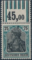 ** 1918 Mi 104b F W OR ívszéllel / Margin Piece (Mi EUR 800.-) Certificate: Oechsner - Other & Unclassified