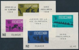 ** 1968 Nyári Olimpia, Mexikó 2 Klf Blokk Mi 11, 13 - Altri & Non Classificati