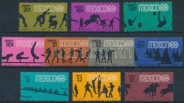 ** 1968 Nyári Olimpia, Mexikó Sor Mi 1261-1270 - Autres & Non Classés