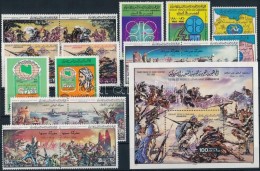 ** 1980 16 Klf Sor és 2 Blokk 2 Stecklapon - Other & Unclassified