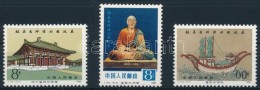 ** 1980 Jian-Zhen EmlékmÅ± Sor Mi 1607-1609 - Autres & Non Classés