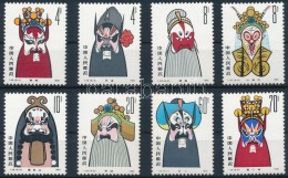 ** 1980 A Pekingi Opera Maszkjai Sor Mi 1582-1589 - Other & Unclassified