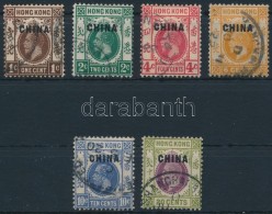 O Brit Posta Kínában 1922 Mi 17-20, 22-23 - Altri & Non Classificati