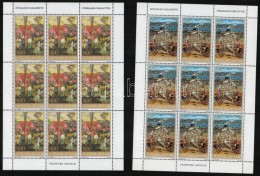 ** 1975 Festmény Kisív Sor Mi 1621-1626 - Other & Unclassified