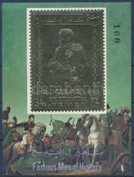 ** 1969 Napóleon Aranyfóliás Vágott Blokk Mi 174 (860 B) - Sonstige & Ohne Zuordnung