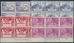 ** * 1949 75 éves Az UPU Sor Hatostömbökben Mi 173-176 - Sonstige & Ohne Zuordnung