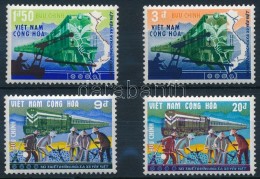 ** 1968 Vasút építés Sor Mi 416-419 - Other & Unclassified